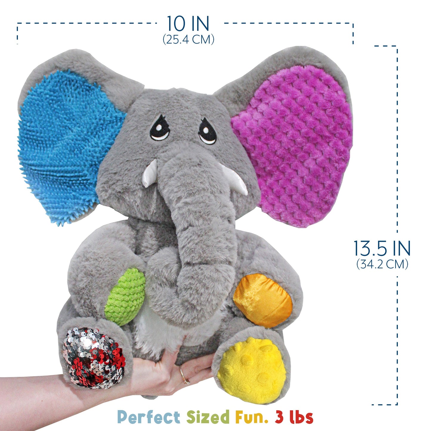 Sensory Plush Elephant - sh2473Mv1