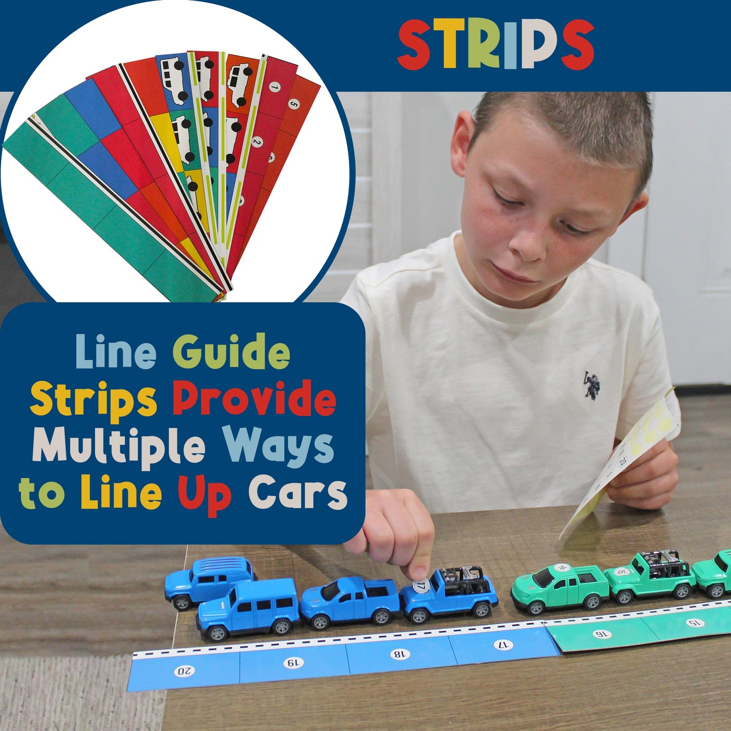 Line and Learn Car Playset - sh2580Mv1