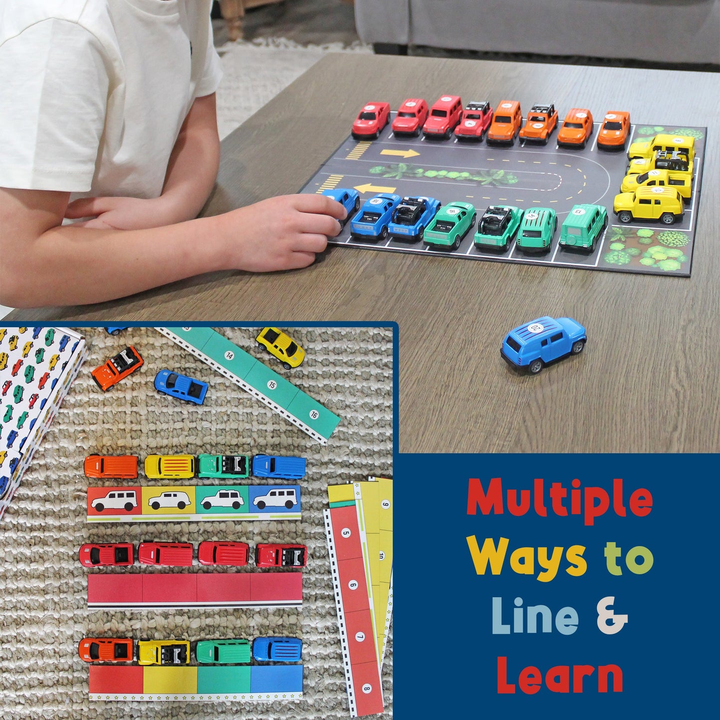 Line and Learn Car Playset - sh2580Mv1