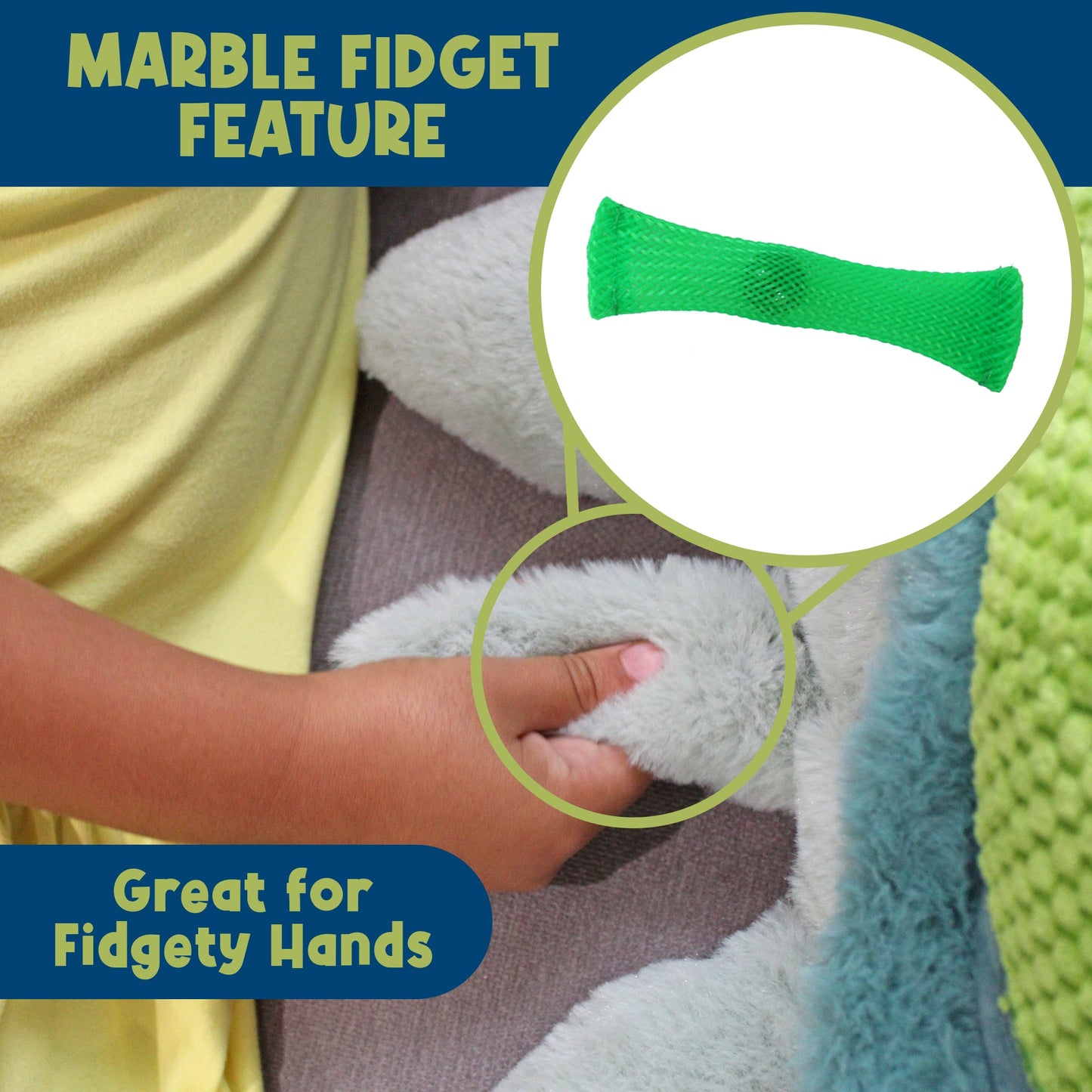 Weighted Sensory Lap Pad Sea Turtle Plush - sh2565Mv1