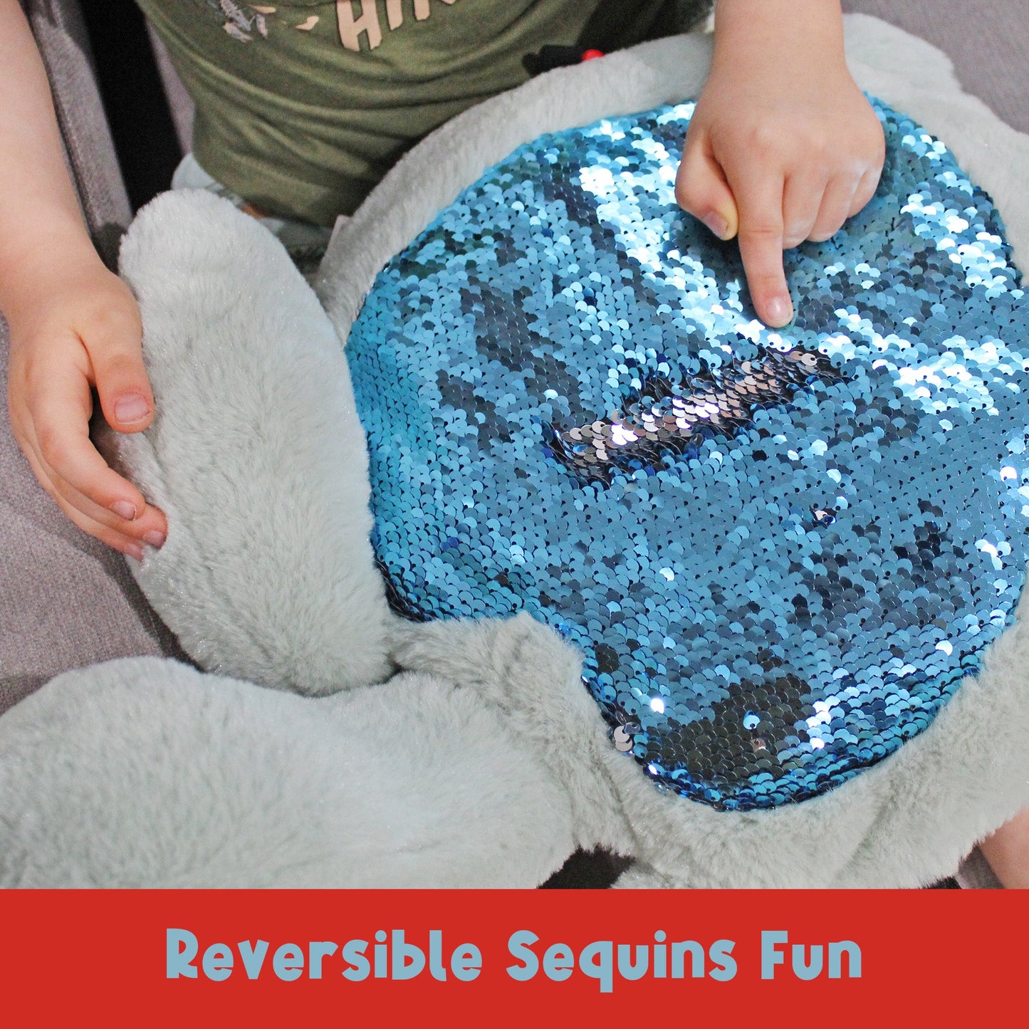 Weighted Sensory Lap Pad Sea Turtle Plush - sh2565Mv1