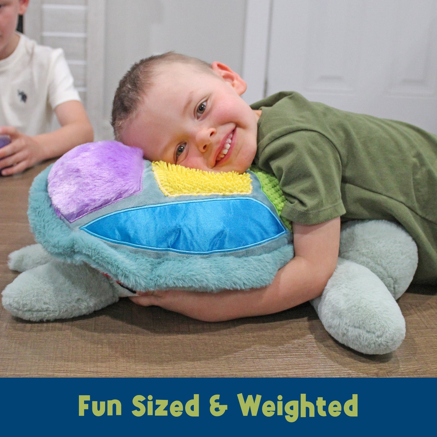 Weighted Sensory Lap Pad Sea Turtle Plush - sh2565Mv1