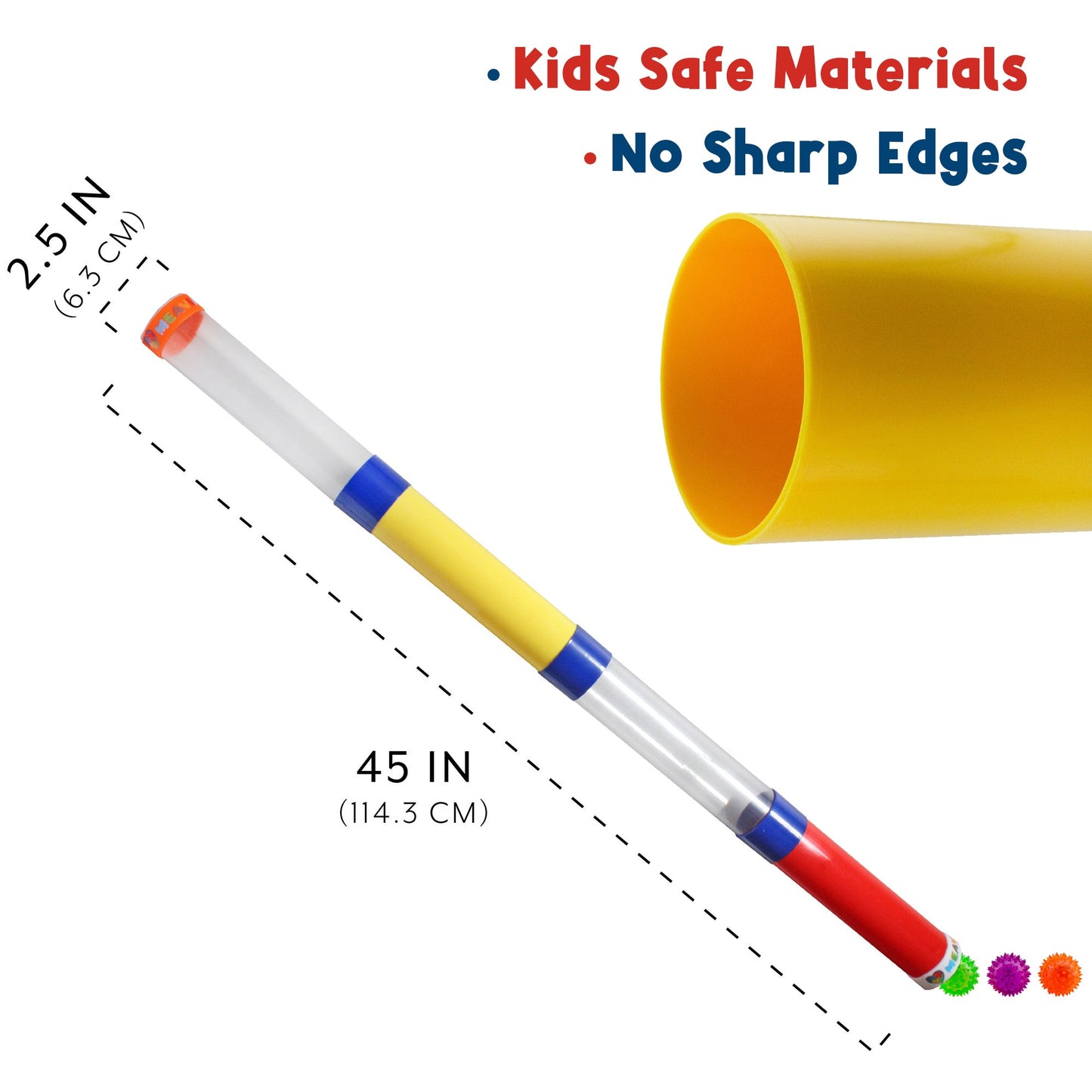 Toy Tunnel Ball Drop Race Track Set (7-Piece Set) - sh2289Mv1