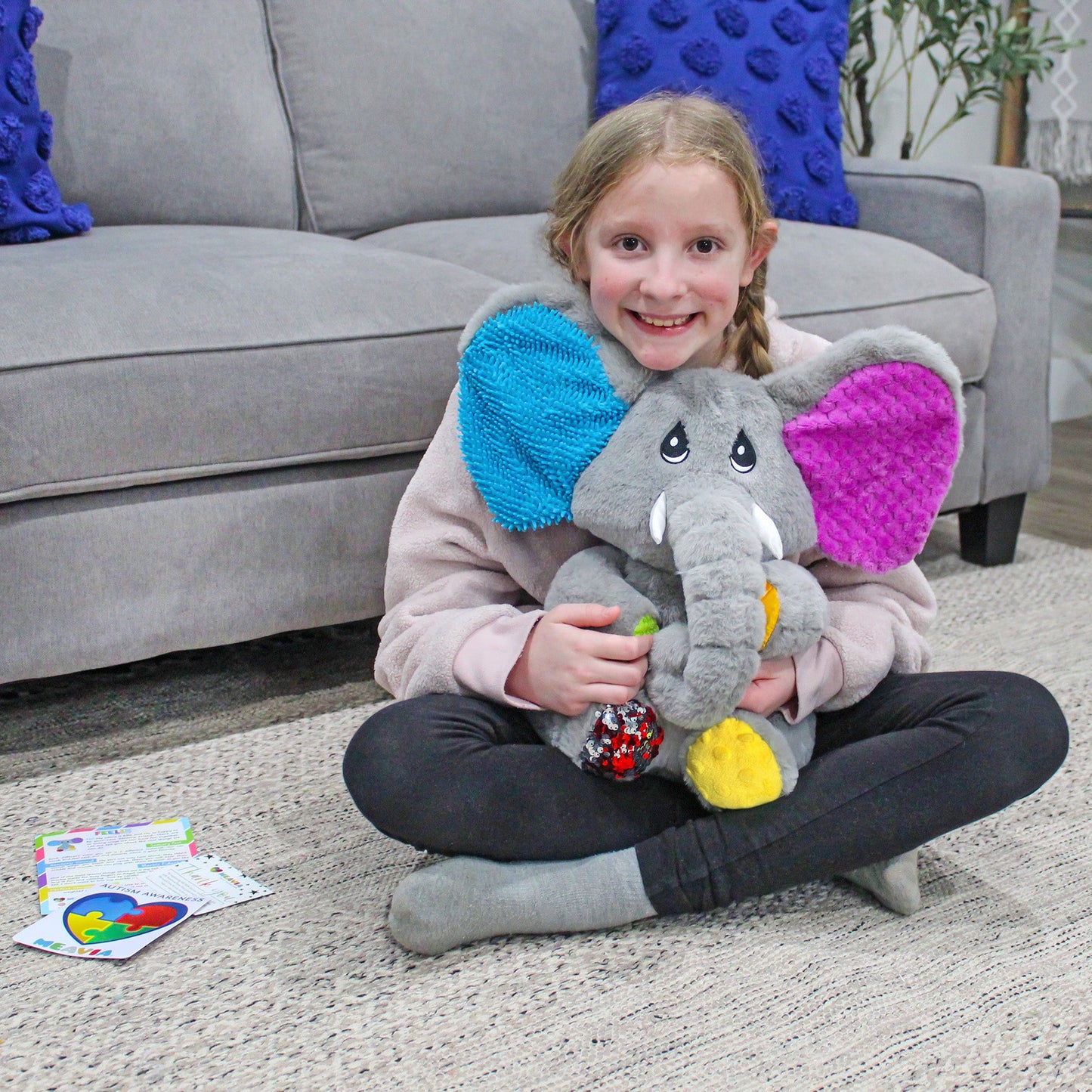 Sensory Plush Elephant - sh2473Mv1